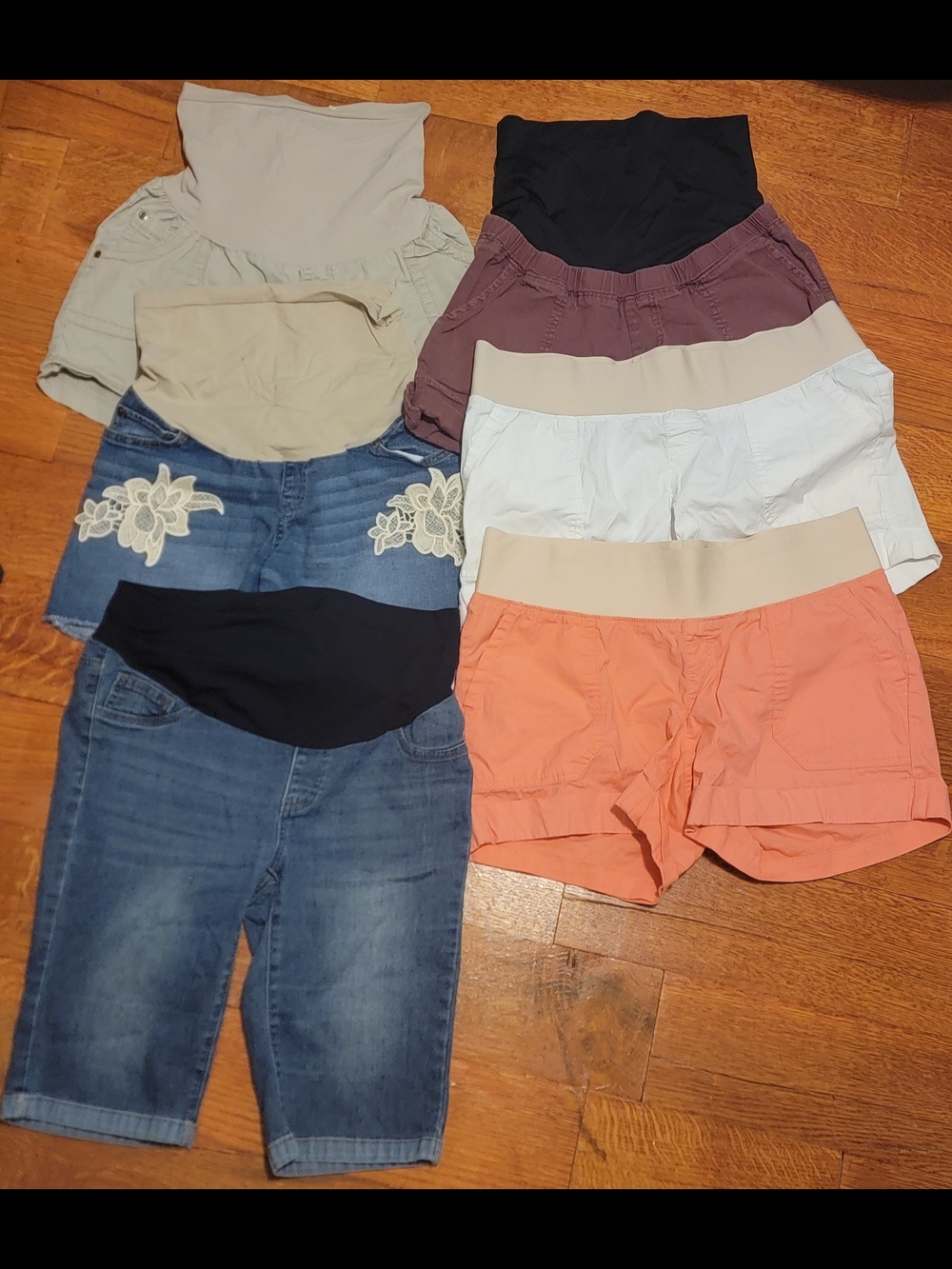 Maternity Shorts Lot | Size Medium | Denim, Khaki & Summer Shorts